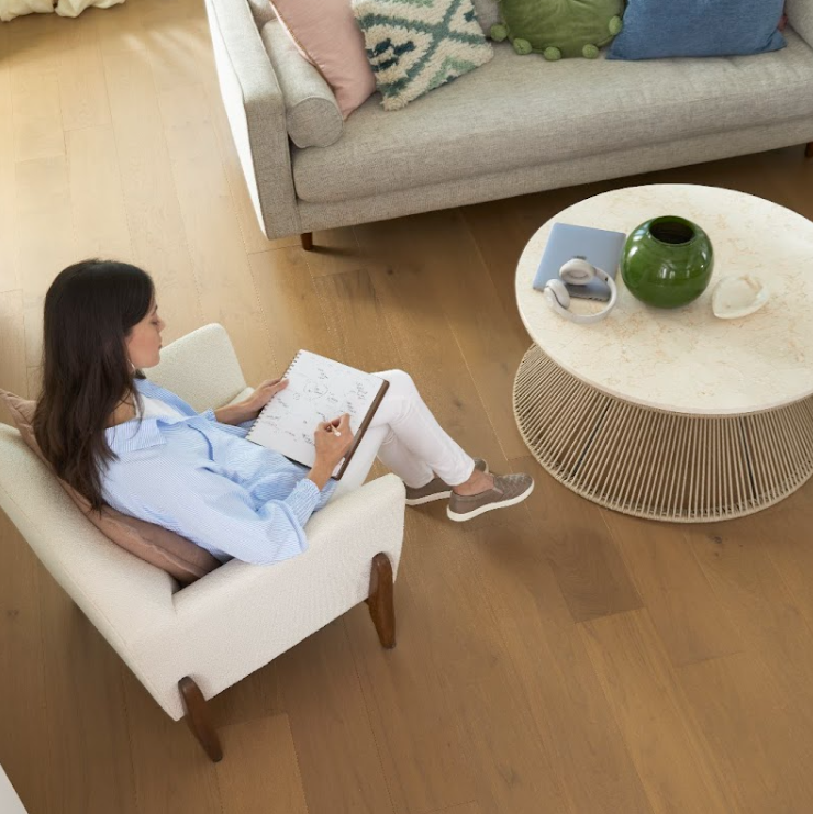 Karastan BelleLuxe Wood Flooring in a bright home